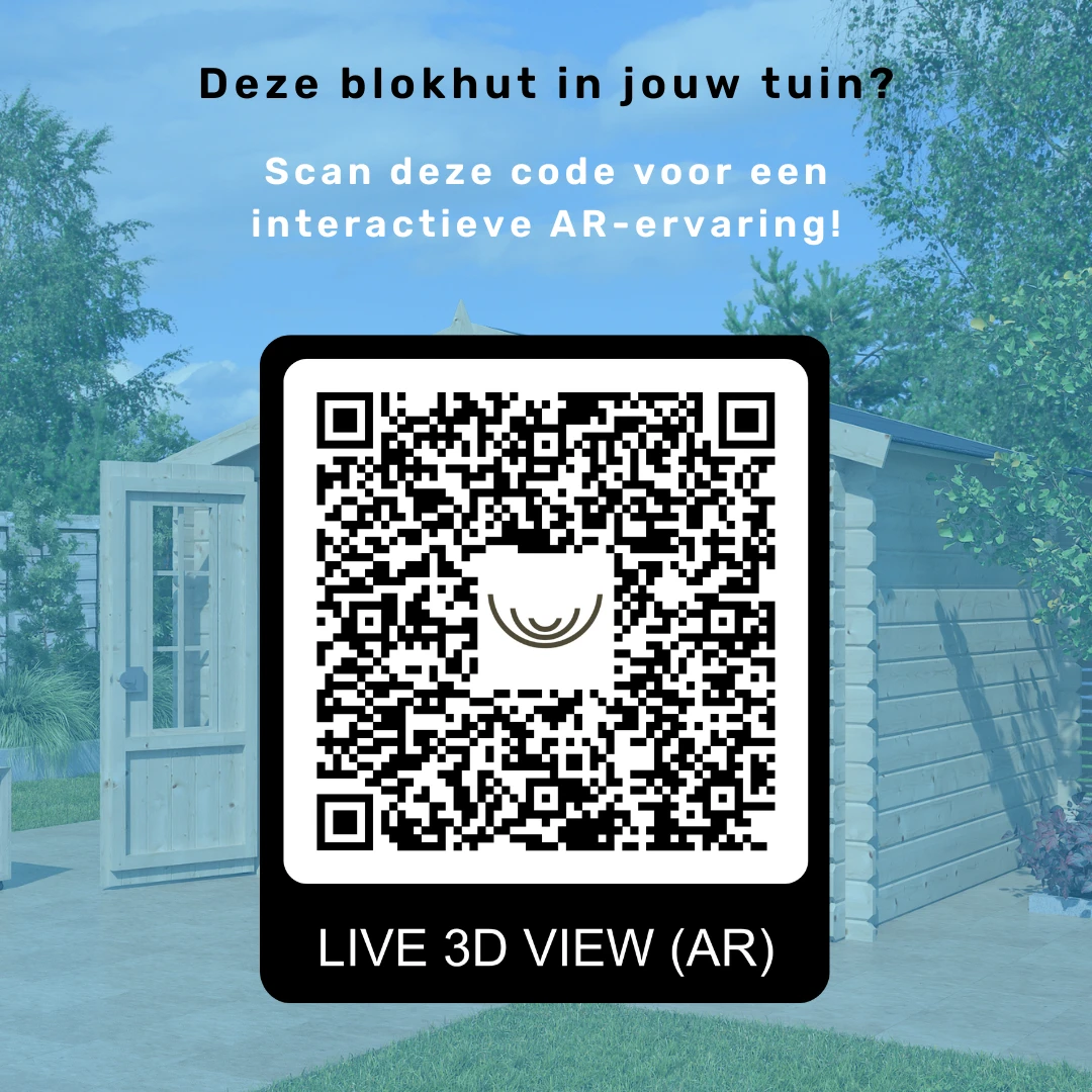 Woodlands Blokhut Modern Geïmpregneerd met Overkapping en Dakisolatie - 905 x 385 cm - Afbeelding 10